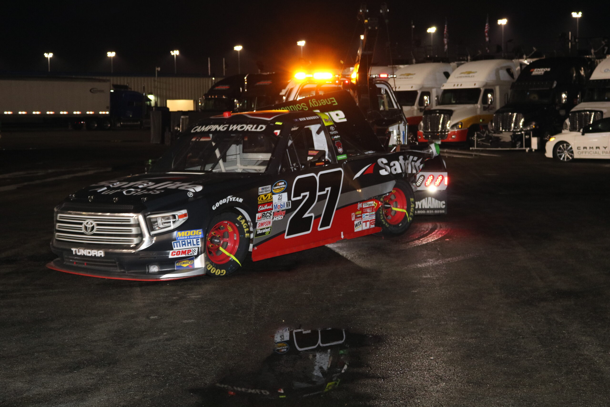 75 percent of ThorSport Racing collected in second stage wreck