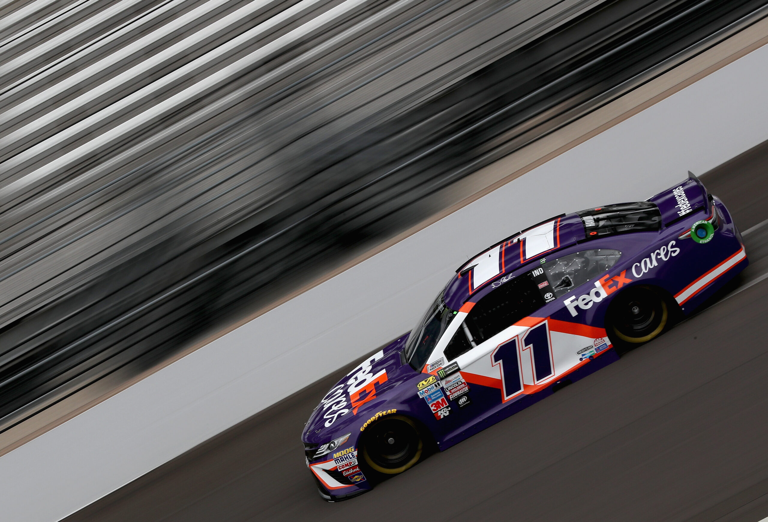 Hamlin Fastest in First Practice at Indy
