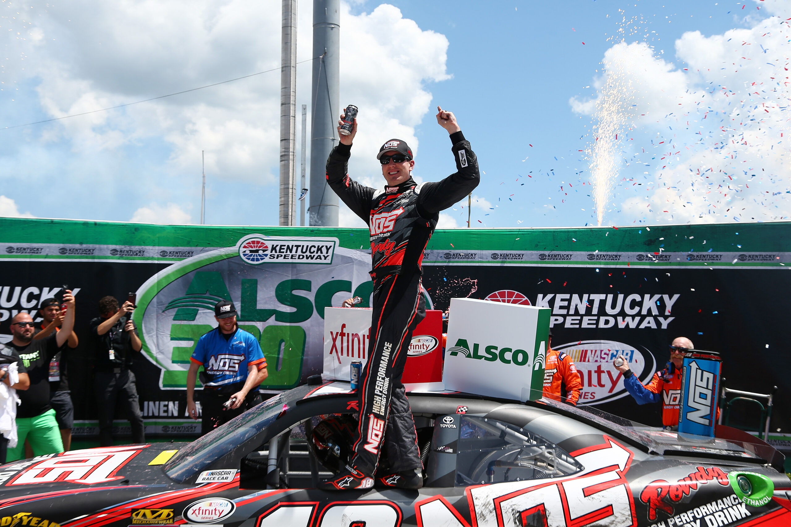 Kyle Busch Stretches Fuel to Win in XFINITY at Kentucky