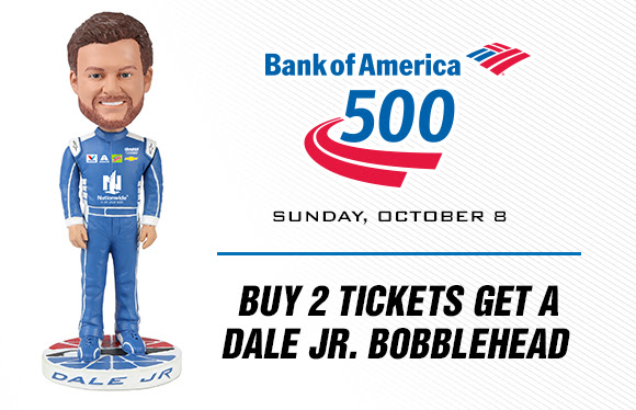 Commemorative Dale Earnhardt Jr. Bobblehead Will Have Fans Clamoring For Bank of America 500 Tickets
