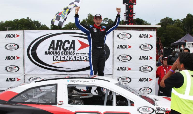 Kyle Benjamin takes Winchester ARCA 200 checkers