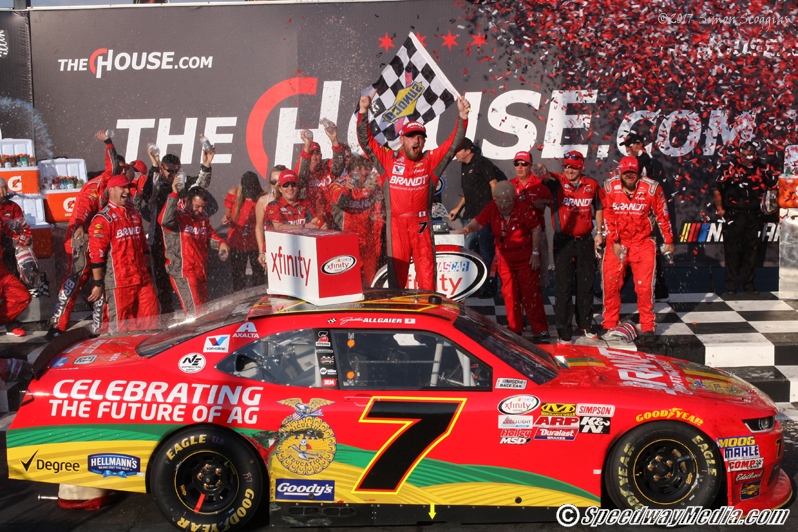 Justin Allgaier wins at Chicagoland