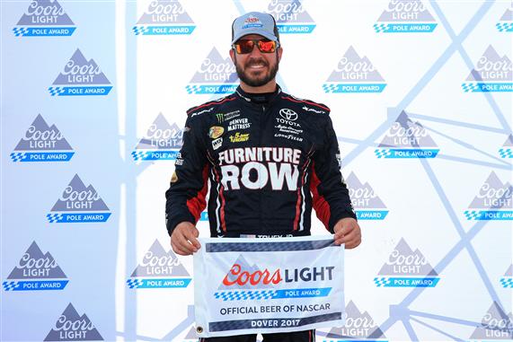 Martin Truex Jr. Speeds to Coors Light Pole Award at Dover