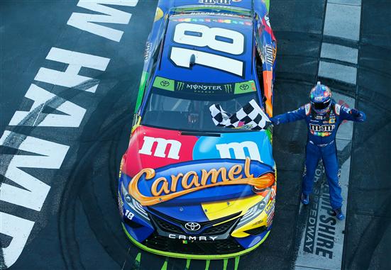 Kyle Busch Wins First Career Playoff Race at New Hampshire