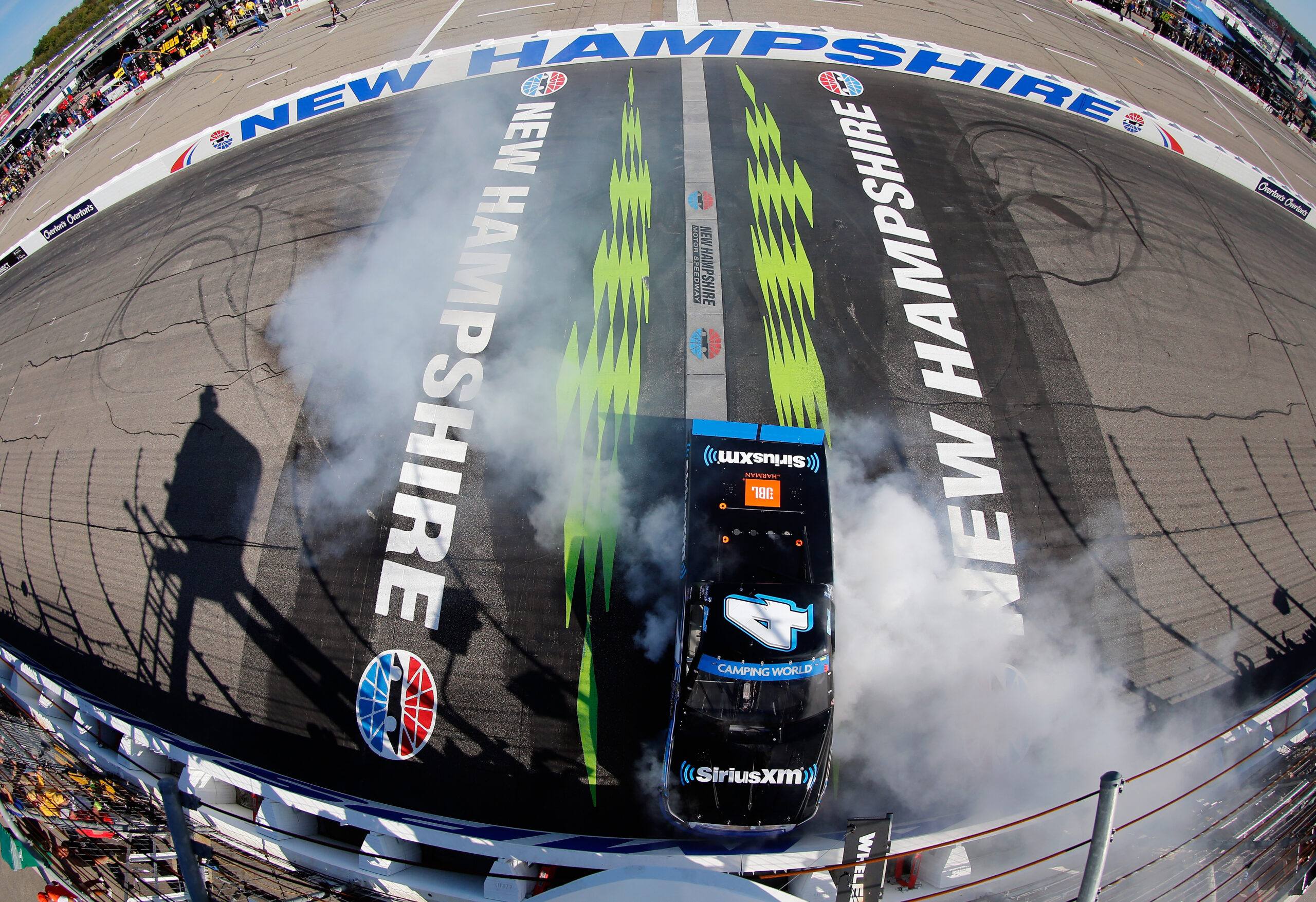 NASCAR Camping World Truck Series leader Christopher Bell sweeps stages in New Hampshire win