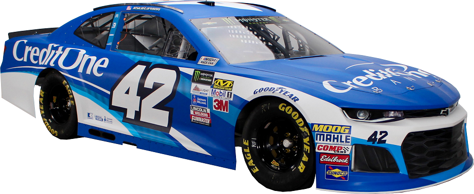 Credit One Bank Greatly Bolsters Partnership With Chip Ganassi Racing, Kyle Larson, and the No. 42 Team Beginning in 2018