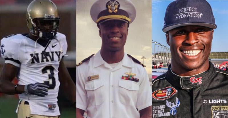 Navy officer, Midshipman, ARCA rookie Jesse Iwuji preps for Daytona Debut