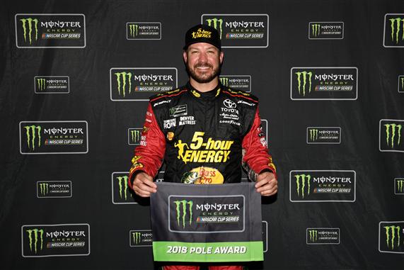 Martin Truex Jr. Claims Pole for TicketGuardian 500
