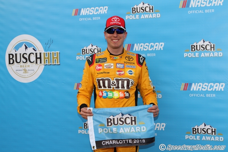 Kyle Busch captures the Coca-Cola 600 pole