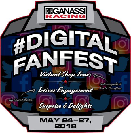 Chip Ganassi Racing Announces First-Ever Digital Fan Fest Surrounding Indianapolis 500, Coca-Cola 600 and Alsco 300