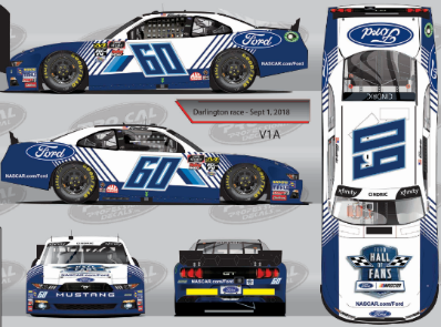 Cindric Stays True to Ford Roots with Darlington Throwback Scheme