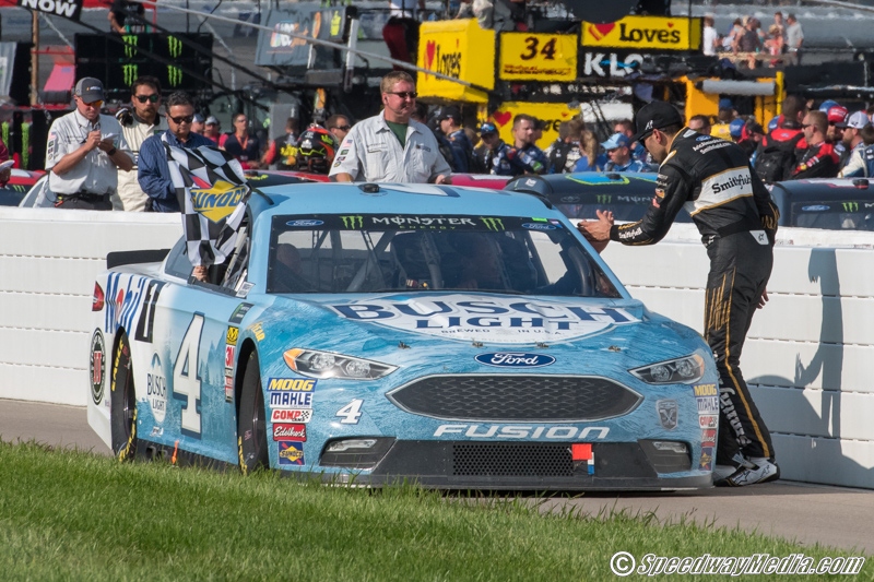 Consumers Energy 400 goes to Kevin Harvick