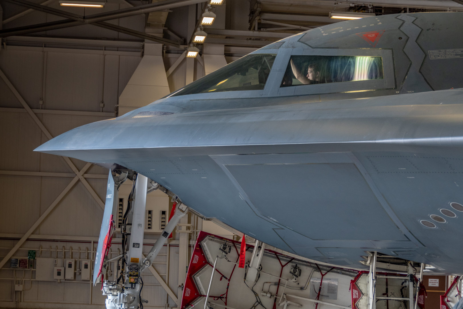 BRAD KESELOWSKI MAKES A PIT STOP AT WHITEMAN AIR FORCE BASE AHEAD OF MONSTER ENERGY NASCAR CUP SERIES PLAYOFFS