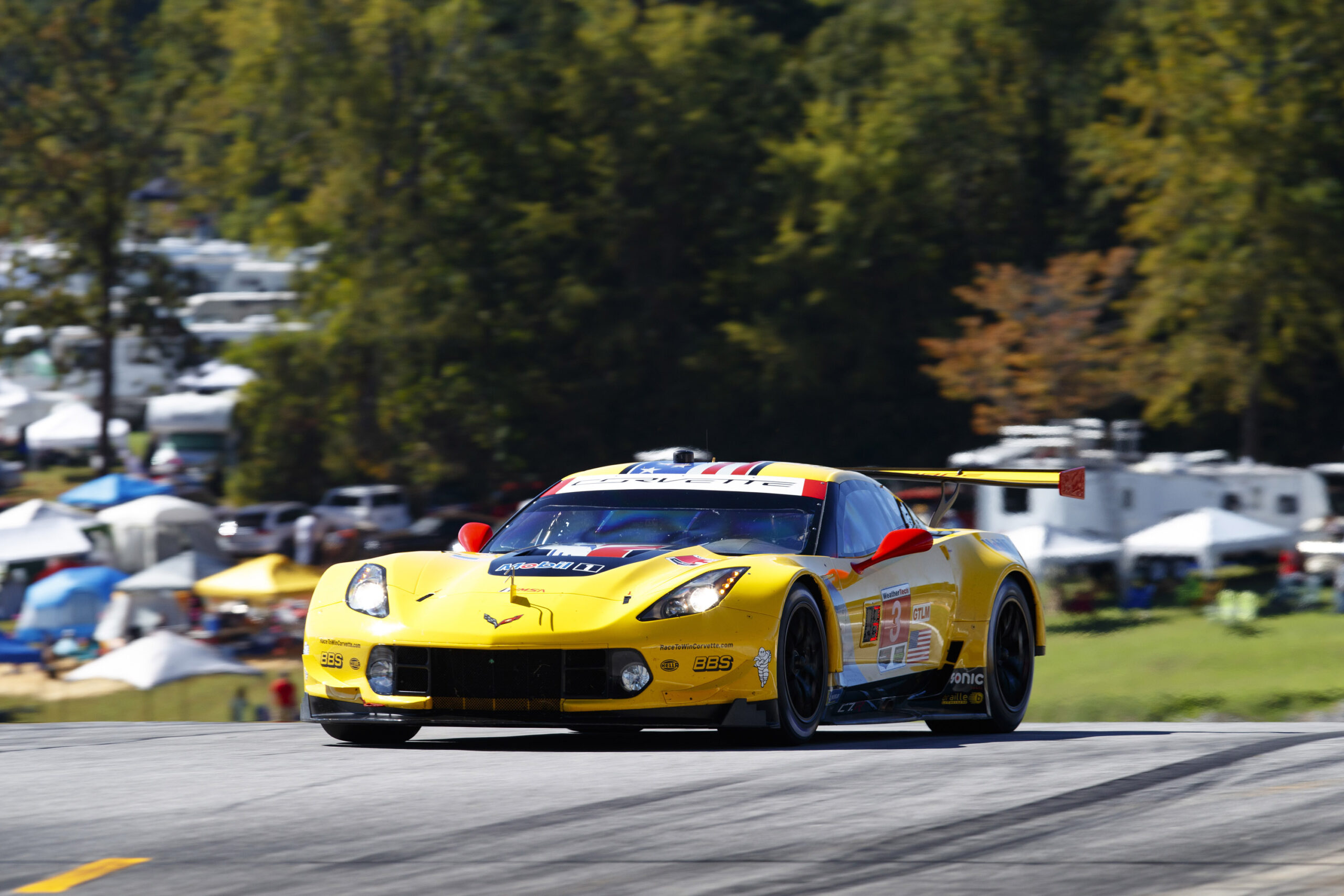 CORVETTE RACING AT ROAD ATLANTA: No. 3 Corvette Qualifies on GTLM Front Row