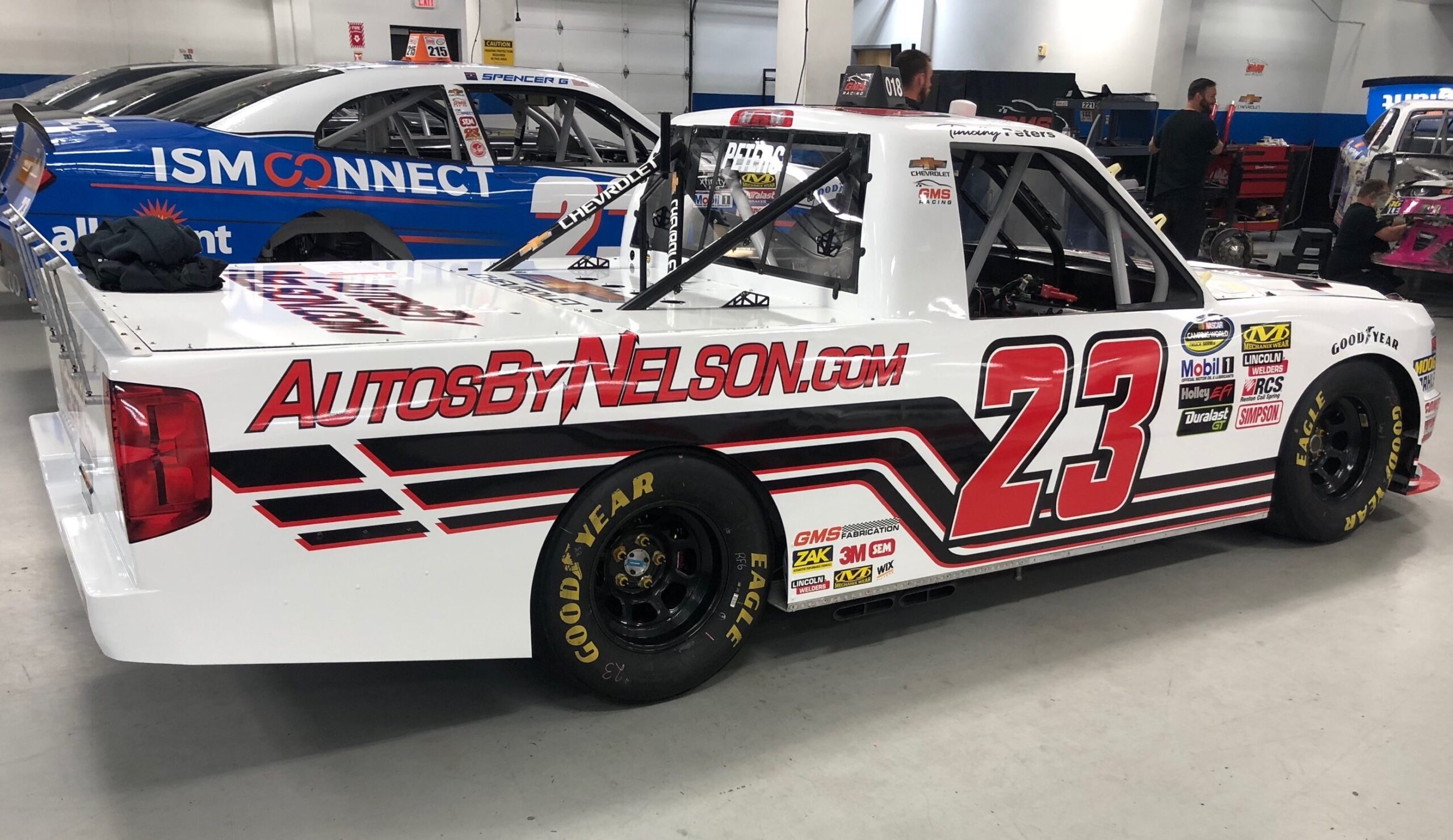 Peters, GMS Racing Revive Winning Combination For Martinsville With Autos By Nelson As Sponsor