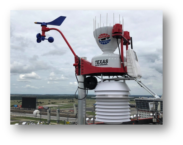 TMS BECOMES FIRST MOTORSPORTS VENUE TO INCORPORATE WEATHERSTEM TECHNOLOGY TO AID FANS, INDUSTRY