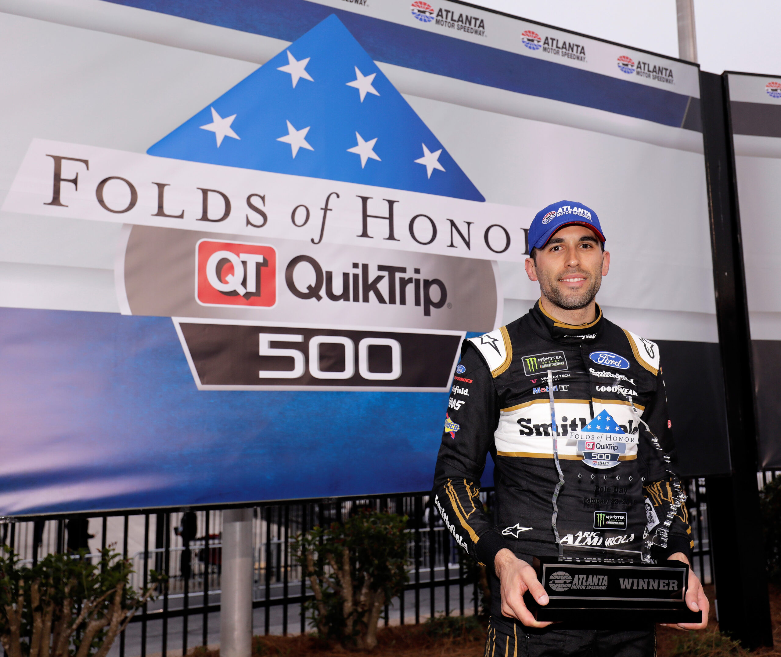 Almirola Scorches Atlanta Pavement, Wins First Pole Since 2012