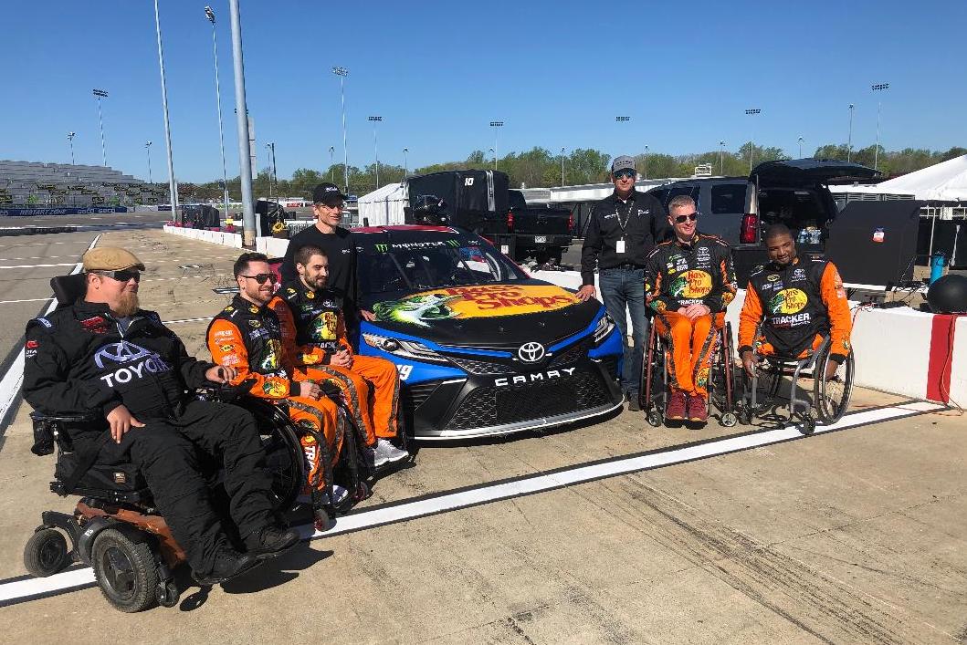 Mobility-Challenged Individuals Display Athletic Skills in Adaptive NASCAR Race Car at Richmond Raceway