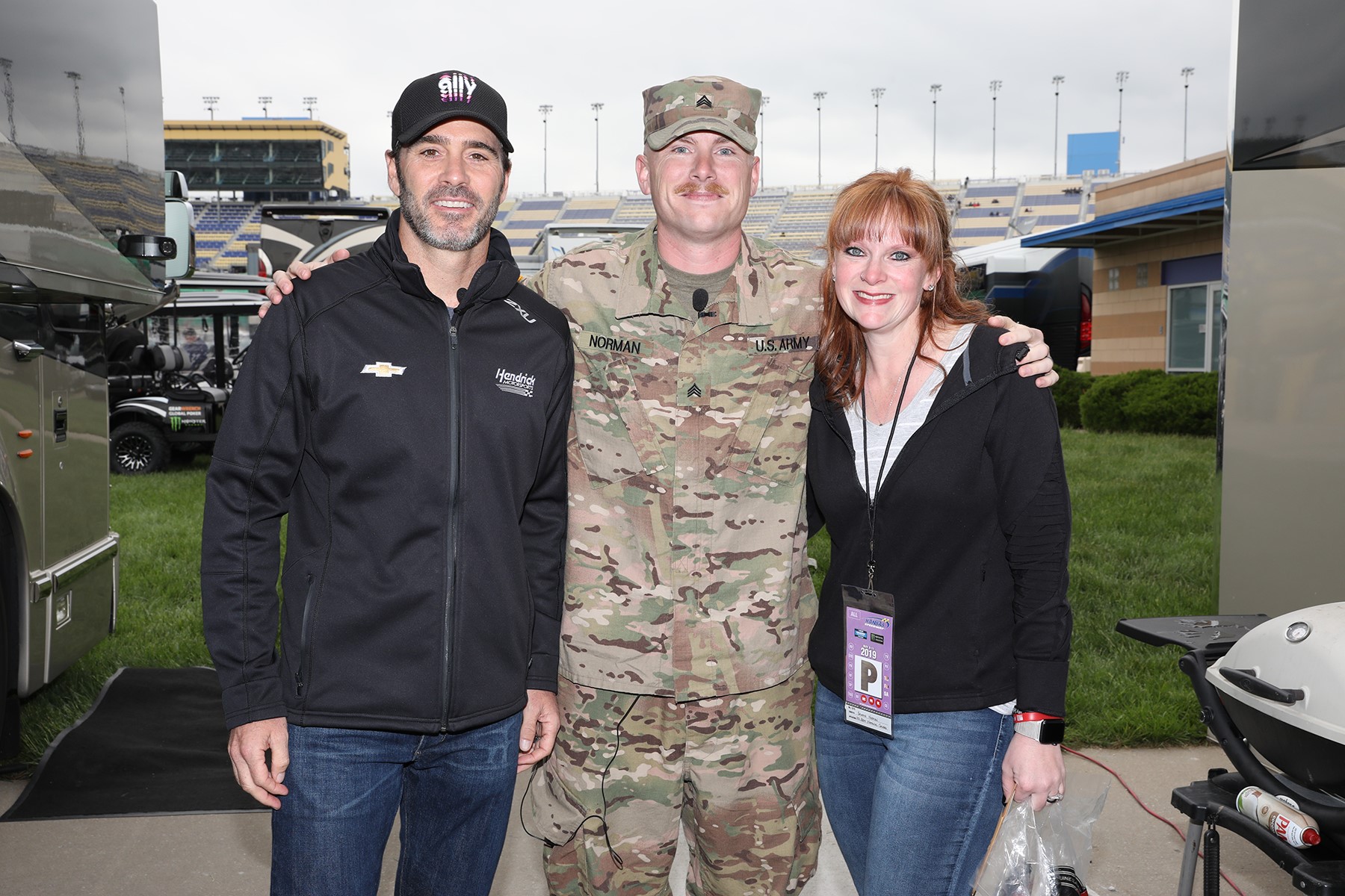 MILITARY FAMILY REUNITED AT KANSAS SPEEDWAY AFTER ALMOST YEAR-LONG DEPLOYMENT