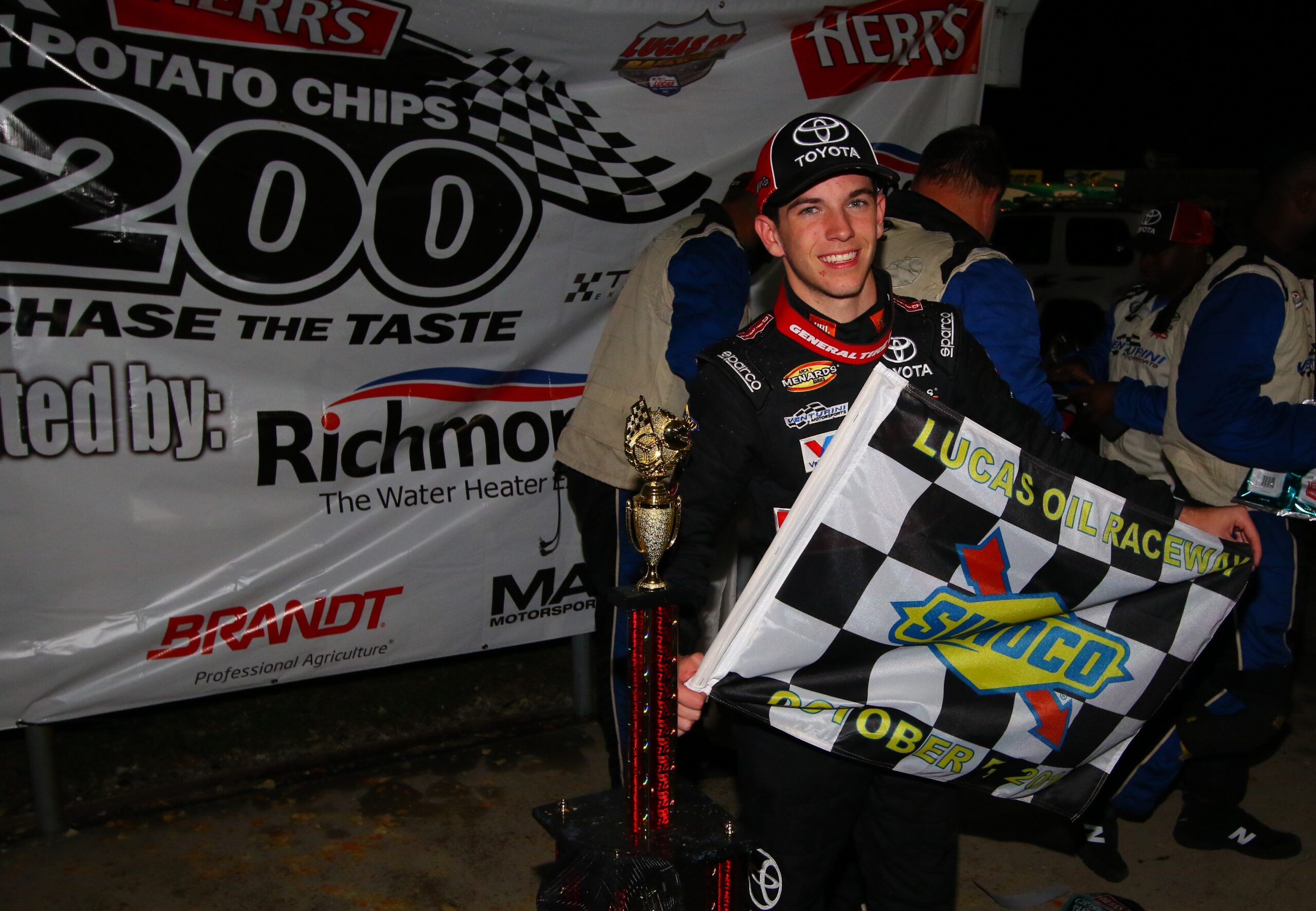 Chandler Smith Scores Fifth ARCA Menards Series Win of 2019 in Rain-Shortened Herr’s Potato Chips 200 at Lucas Oil Raceway