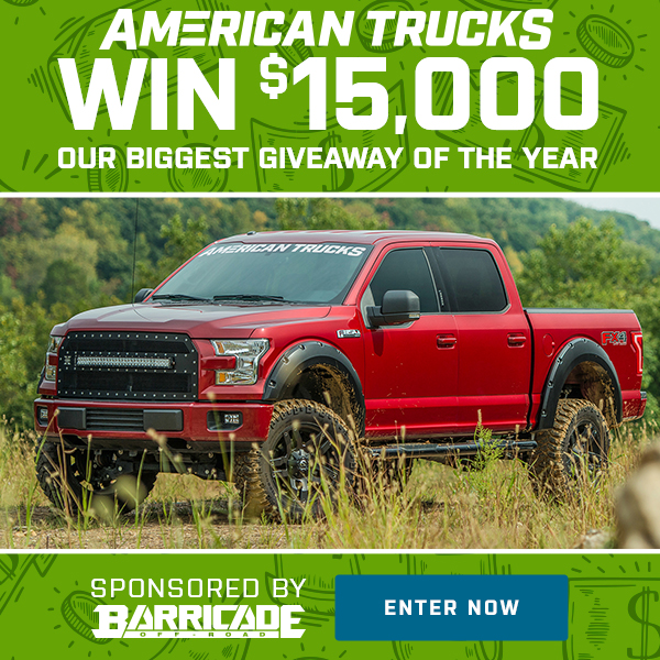 WIN $15,000 from Barricade Off-Road