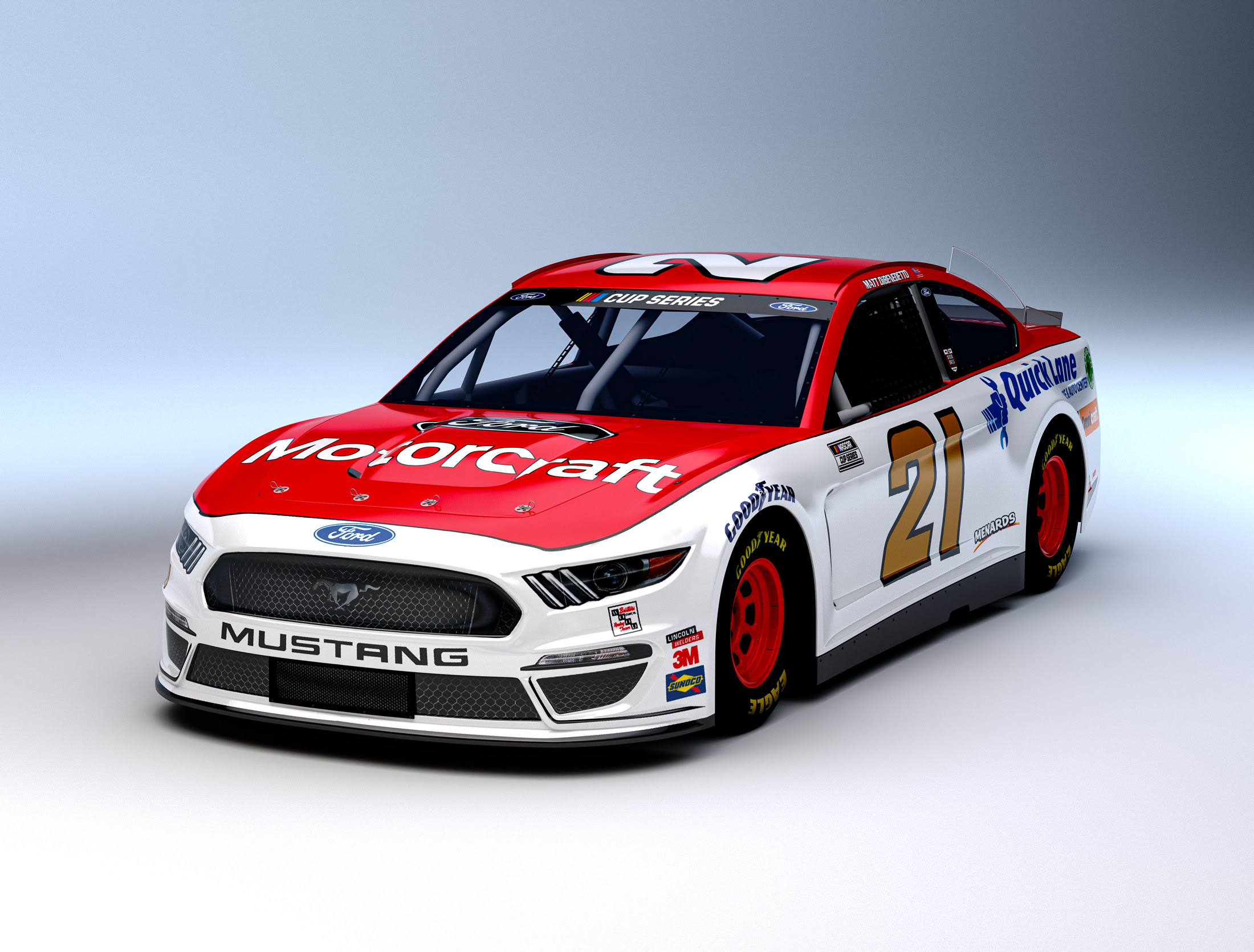 DiBenedetto Ready For First Ride In The Motorcraft/Quick Lane Mustang