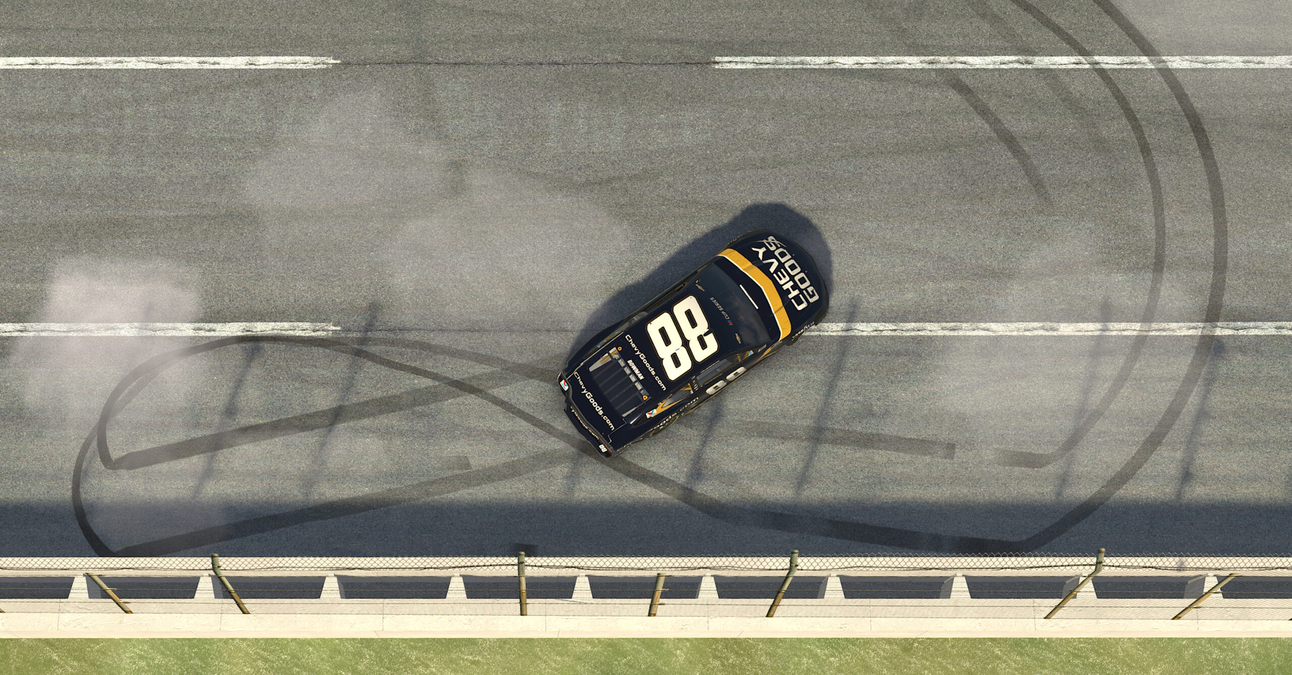 Alex Bowman holds off LaJoie and Preece in a close finish at virtual Talladega