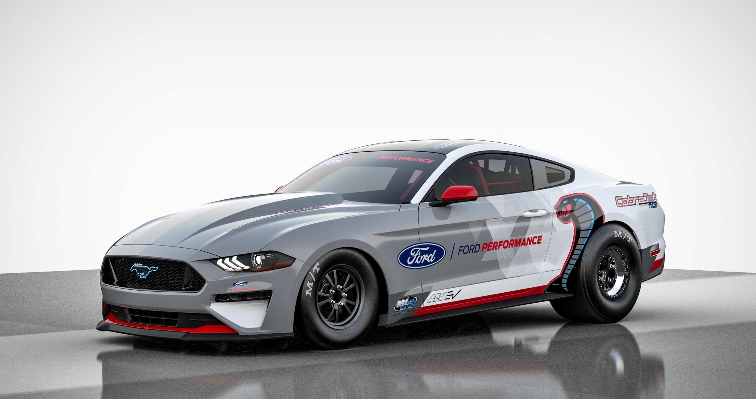 Ford Performance Introduces All-Electric Mustang Cobra Jet 1400, Ford’s First Factory Fully Electric Dragster Prototype