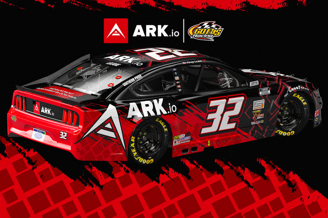 ARK.io returns to sponsor No. 32 team at Coca-Cola 600
