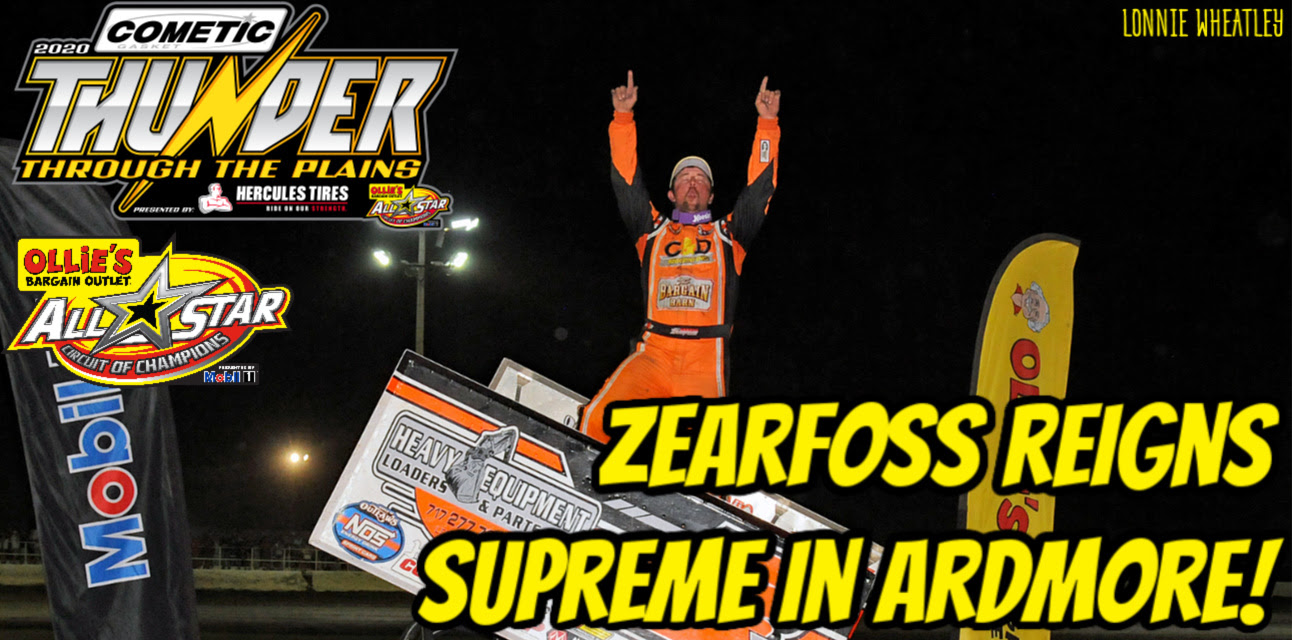 Brock Zearfoss Notches First Victory of 2020 In All Star Circuit of Champions