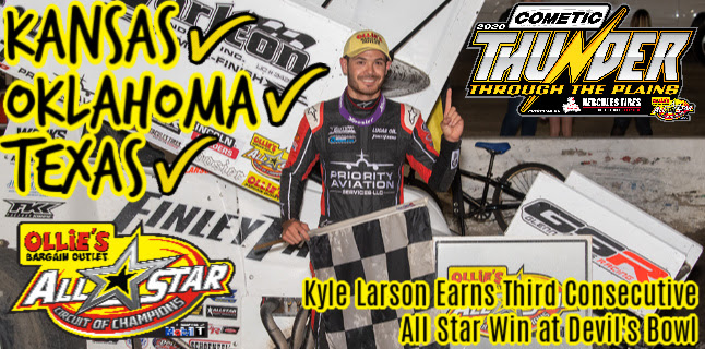 Kyle Larson Scores Another Consecutive Win in All Star Circuit of Champions