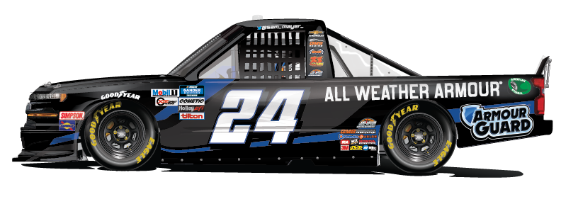 All Weather Armour® Partners with Sam Mayer and GMS Racing for Select NASCAR Gander Trucks and ARCA Menards Series Races in 2020