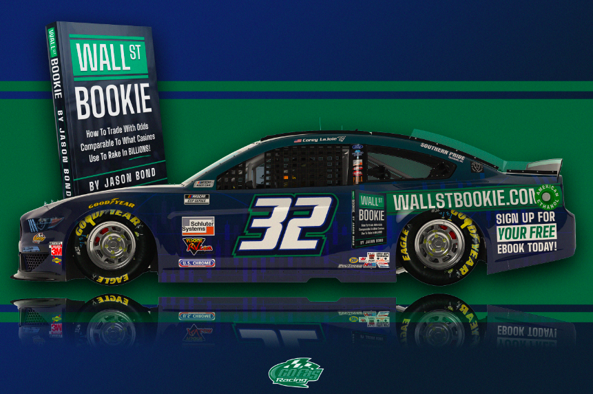 Jason Bond, WallStBookie.com partner with Go Fas Racing at Talladega