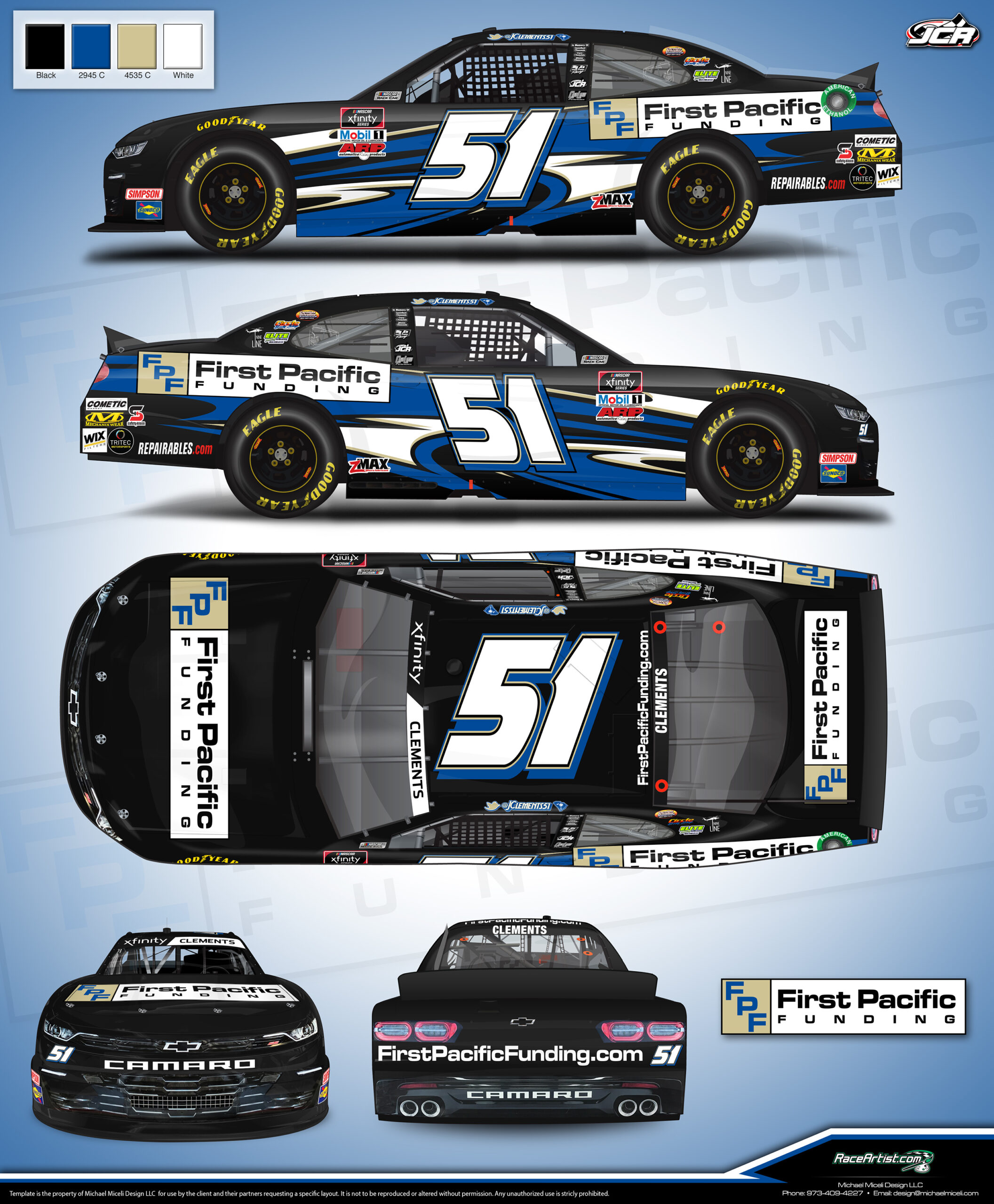 First Pacific to Fund Jeremy Clements Racing’s effort for the Kentucky Doubleheader