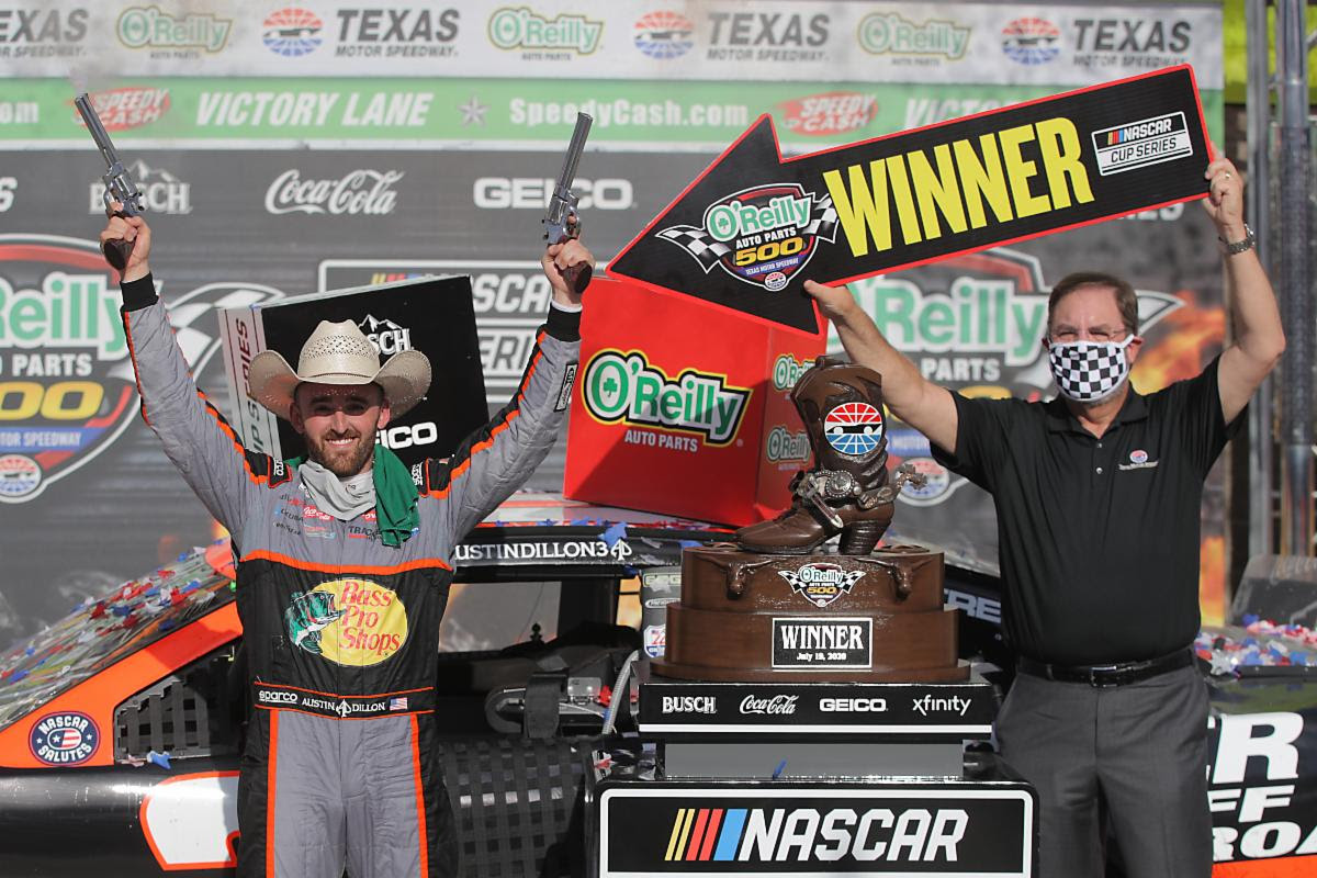 DILLON HOLDS OFF RCR TEAMMATE REDDICK TO CAPTURE O’REILLY AUTO PARTS 500 VICTORY