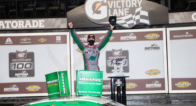 Michael Self takes historic Daytona Road Course victory
