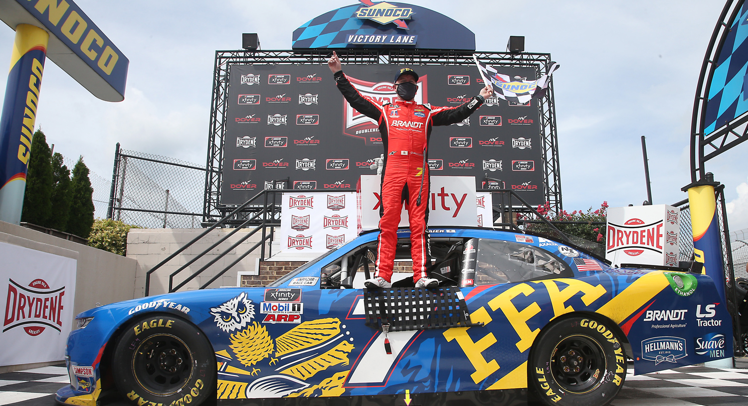 Justin Allgaier earns victory in ‘Drydene 200’ NASCAR Xfinity Series ...