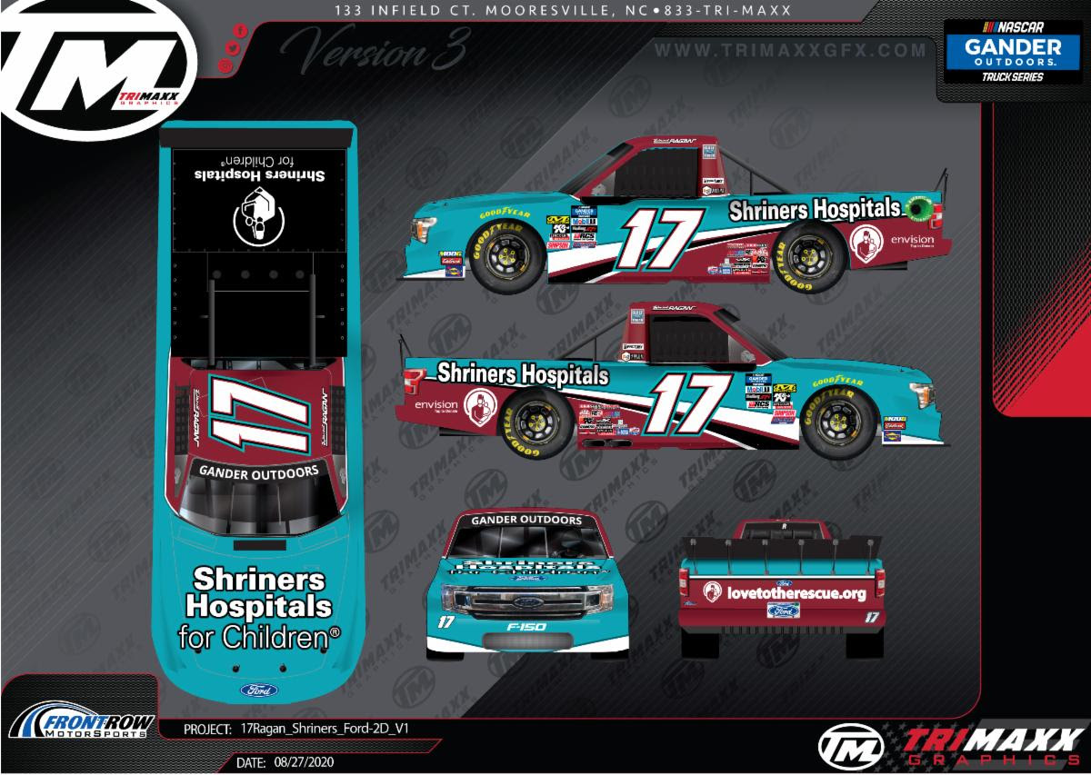 David Ragan Returns to Darlington Raceway with Shriners Hospitals for Children