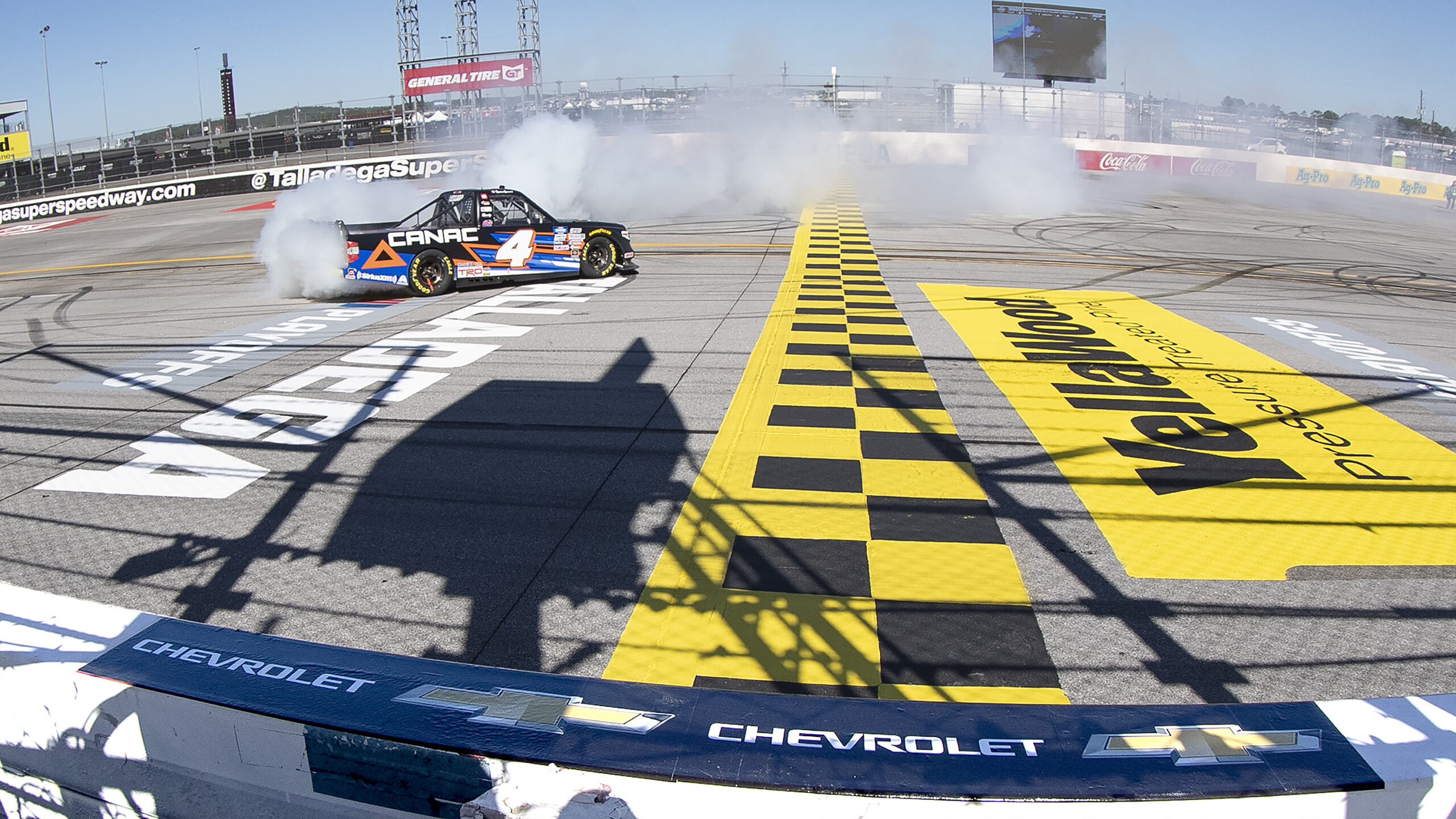 Canadian Raphael Lessard records first career victory in Chevy Silverado 250 at Talladega