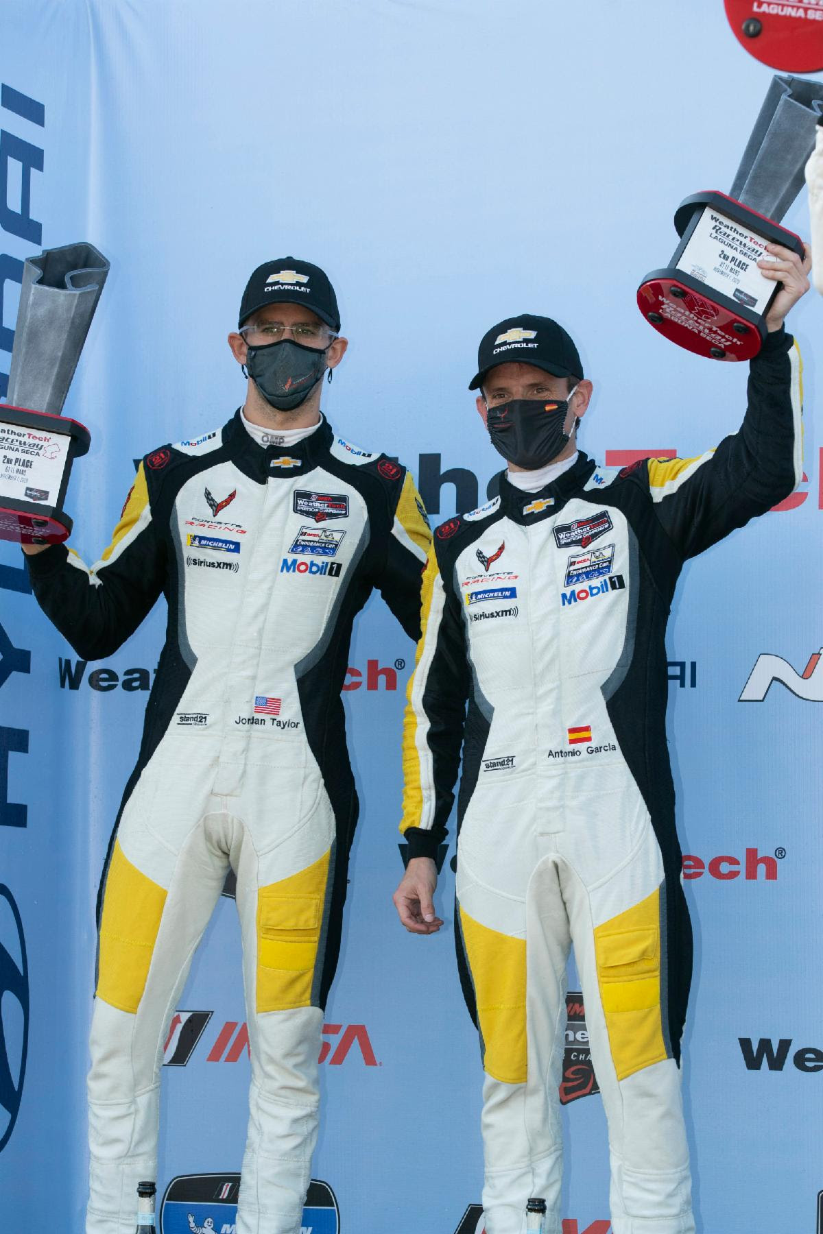 Garcia, Taylor, No. 3 Corvette C8.R Clinch GT Le Mans Championships