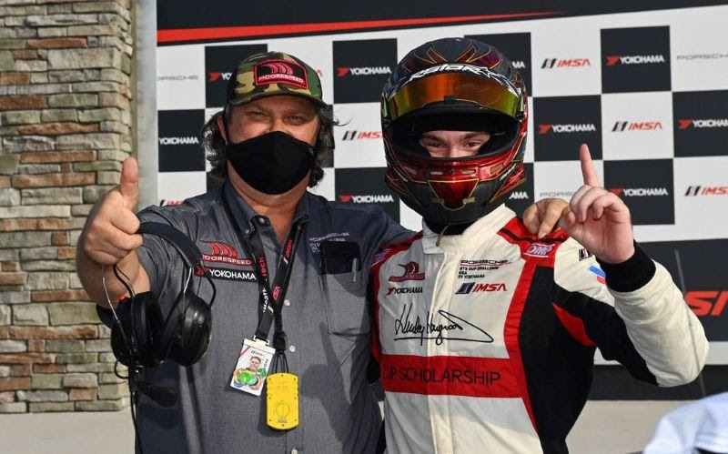 Moorespeed and Riley Dickinson Close Out 2020 IMSA Porsche GT3 Cup USA by Yokohama Season with Sebring Race Win and Second in Platinum Cup Championship