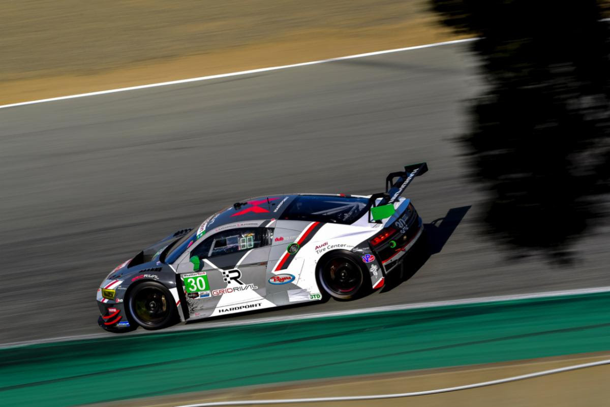 Team Hardpoint Scores IMSA WeatherTech GTD Top 10 at Laguna Seca on Sunday