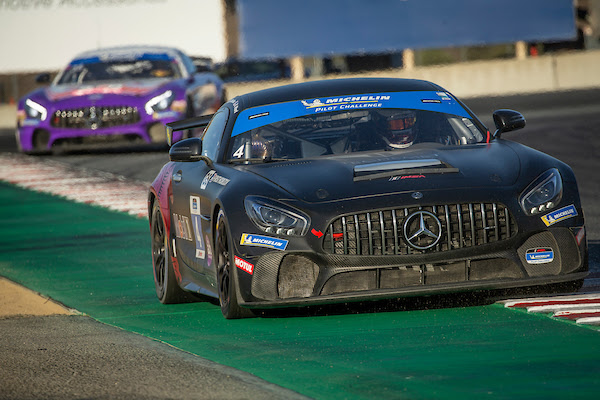 Winward Racing leads run of three Mercedes-AMG GT4 teams with top-10 Finishes Saturday in IMSA Michelin Pilot Challenge Competition at WeatherTech Raceway Laguna Seca