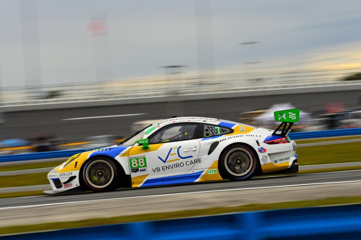 Team Hardpoint EBM to Start Daytona 24 From Seventh Row After Rebounding From Qualifying Race Challenges