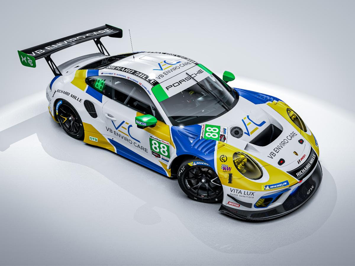 Team Hardpoint EBM Unveils 24 Hours of Daytona Porsche 911 GT3 R