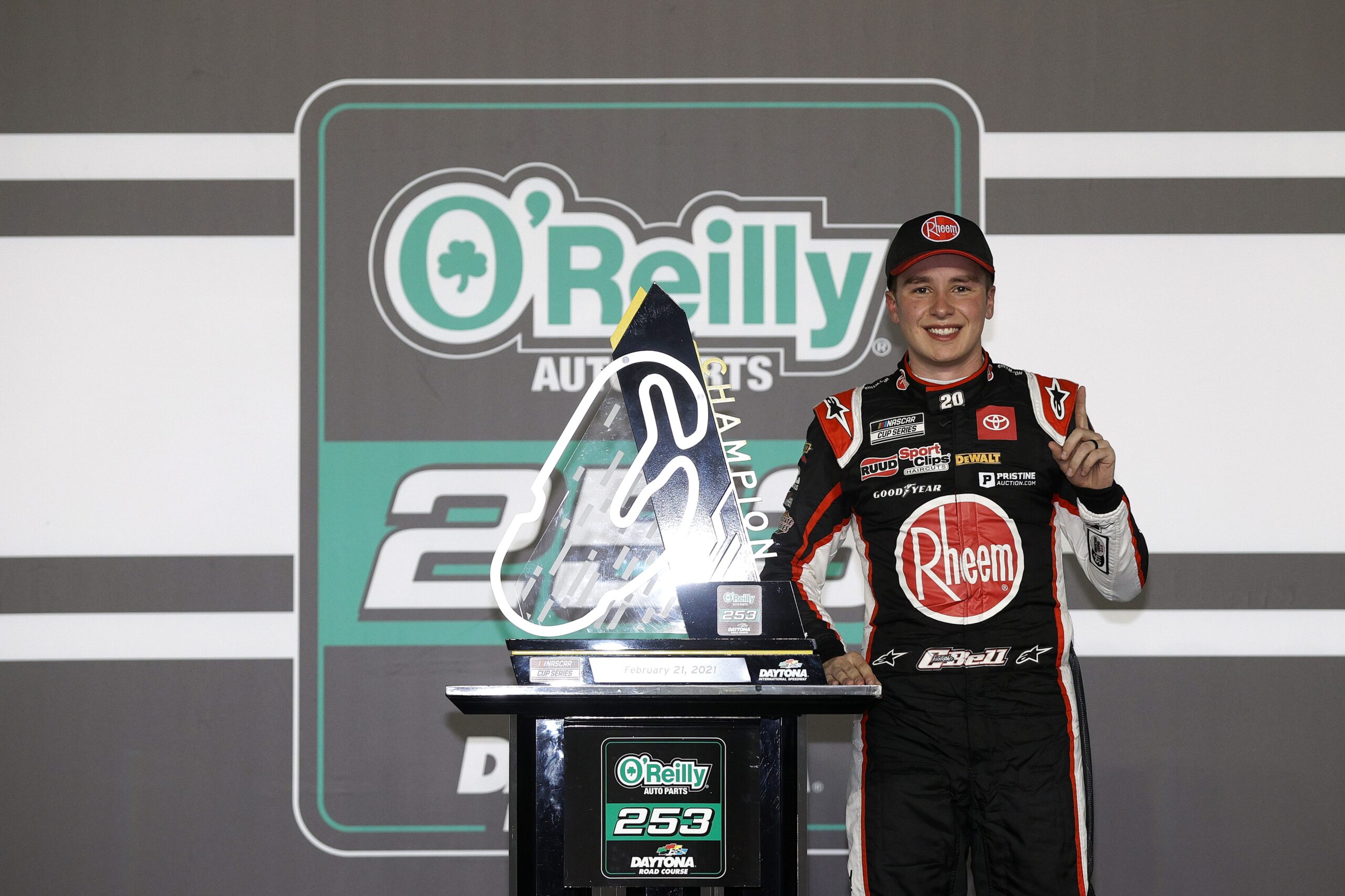 Bell notches first Cup career victory in Daytona road course event