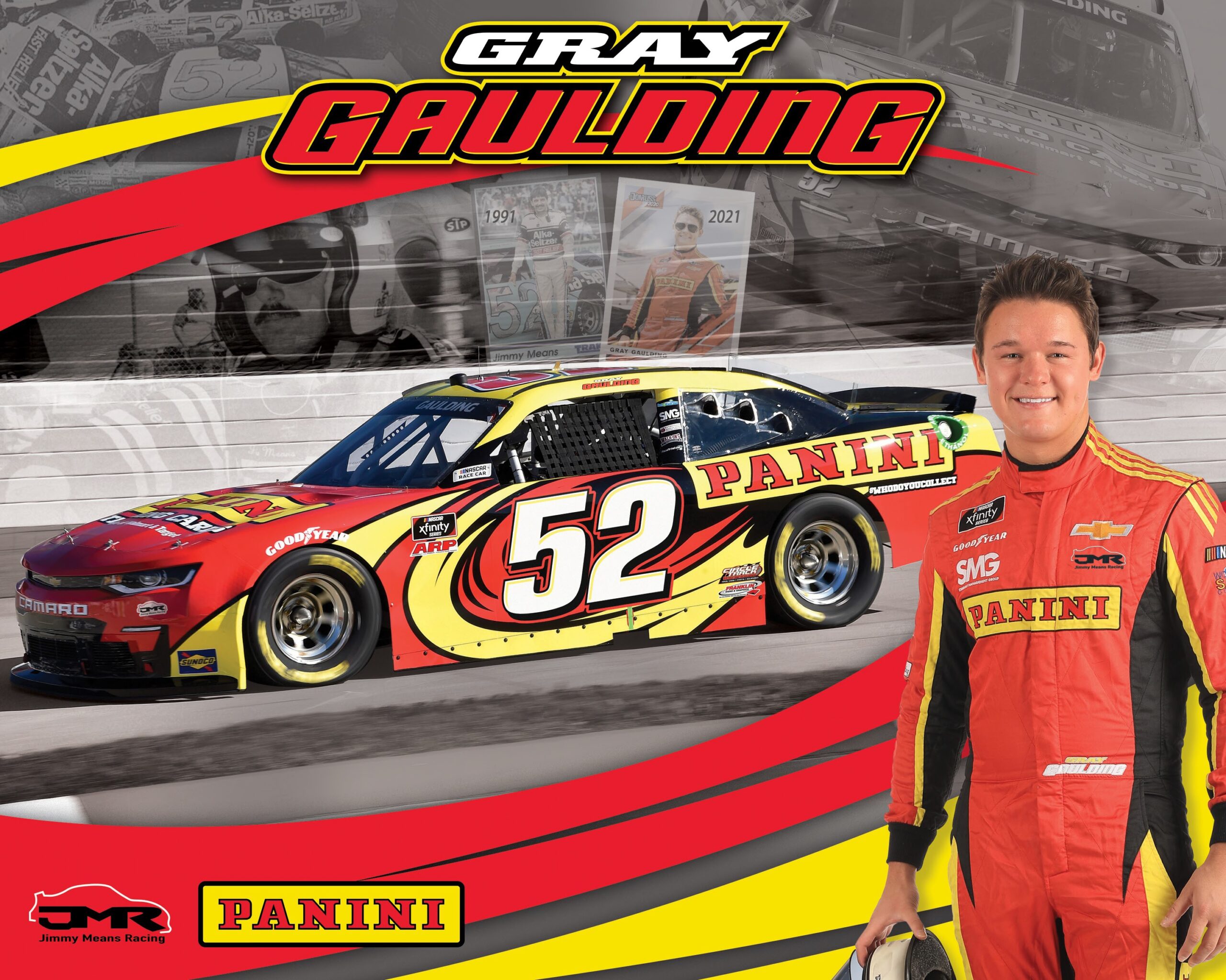 Gaulding Debuts At Daytona With Jimmy Means Racing And Panini Speedwaymedia Com