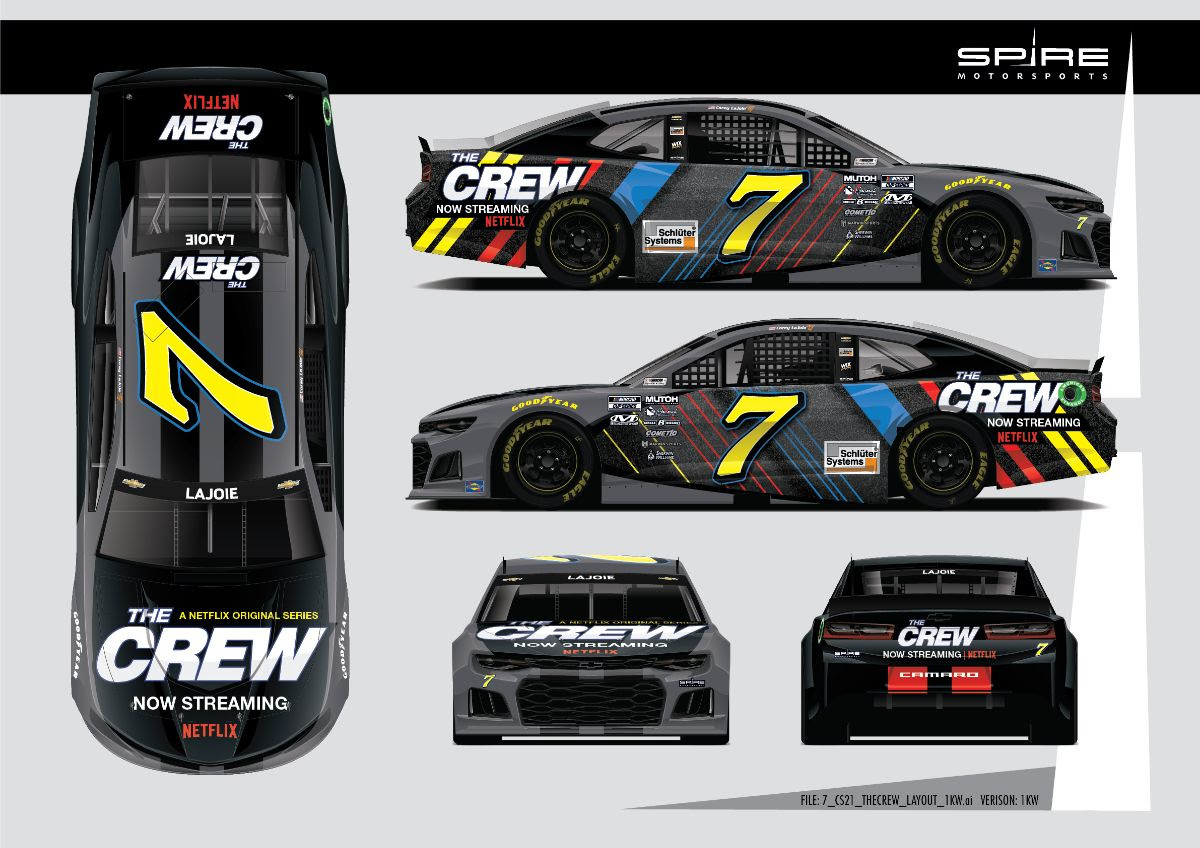 “The Crew” Goes to Work With Spire Motorsports at Daytona Road Course