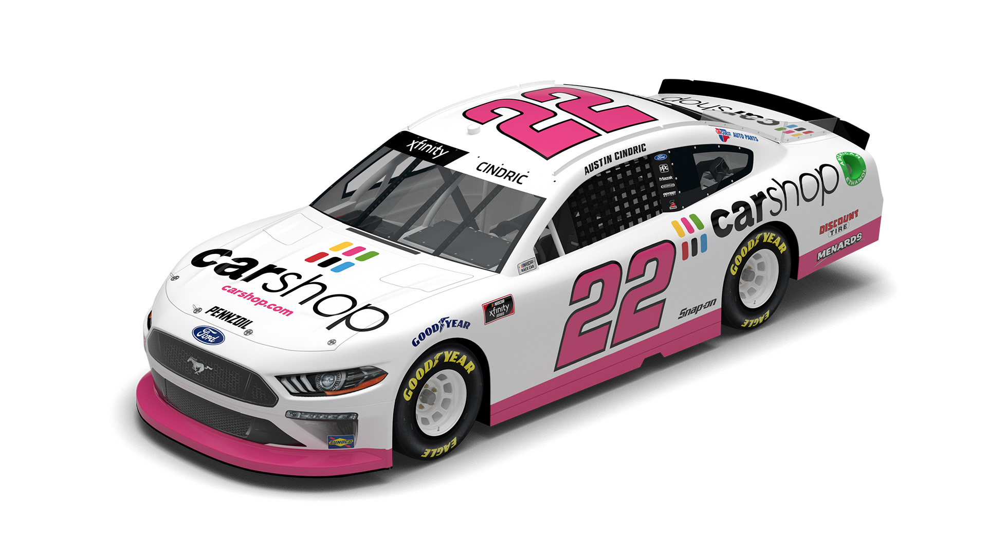 CARSHOP™ JOINS TEAM PENSKE AS NEW PARTNER WITH AUSTIN CINDRIC AND THE NO. 22 FORD MUSTANG IN THE NASCAR XFINITY SERIES