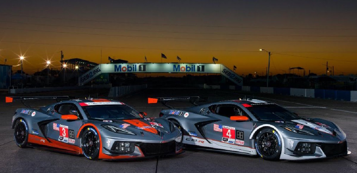 CORVETTE RACING AT SEBRING: Special Mobil 1 Livery for 12 Hours